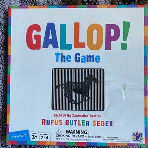 Gallop! The Board Game, age 3+ New